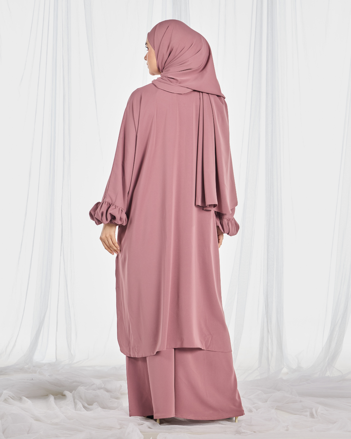 Hajar Pantsuit in Dusty Rose