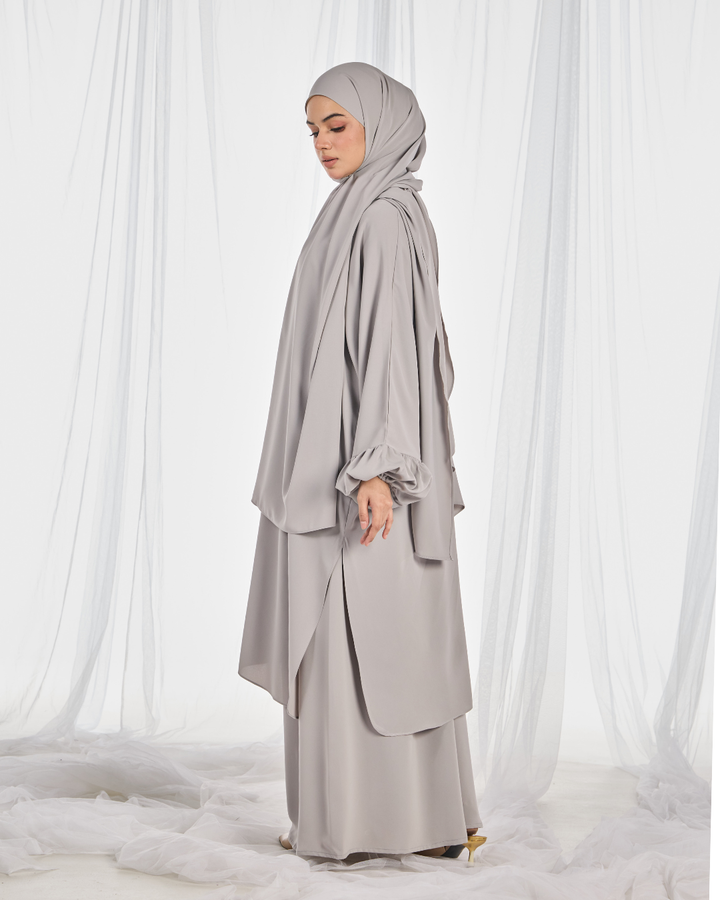 Hajar Pantsuit in Silver