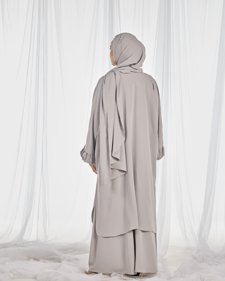 Hajar Pantsuit in Silver