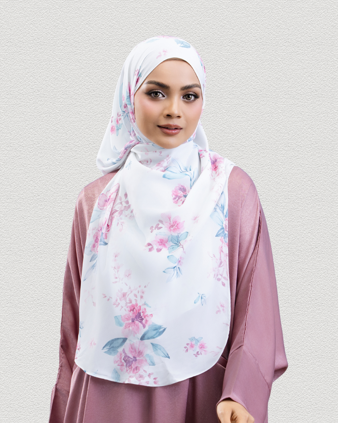 Leya Printed : Hello Hibiscus in Red
