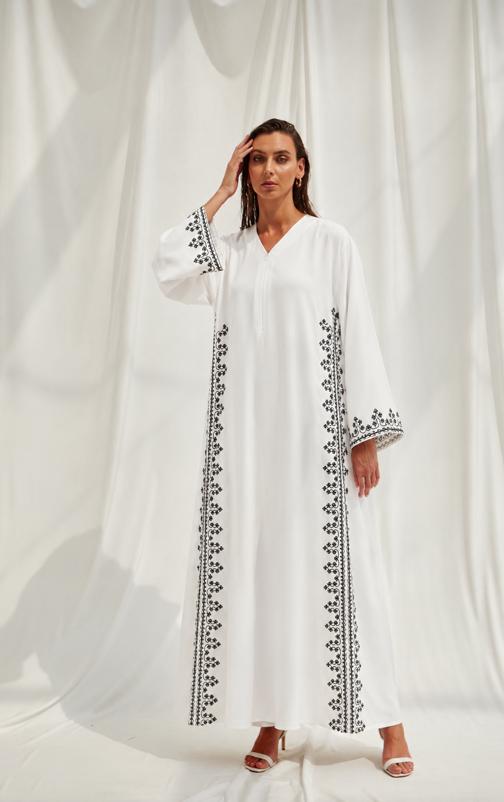 Dania Abaya in White