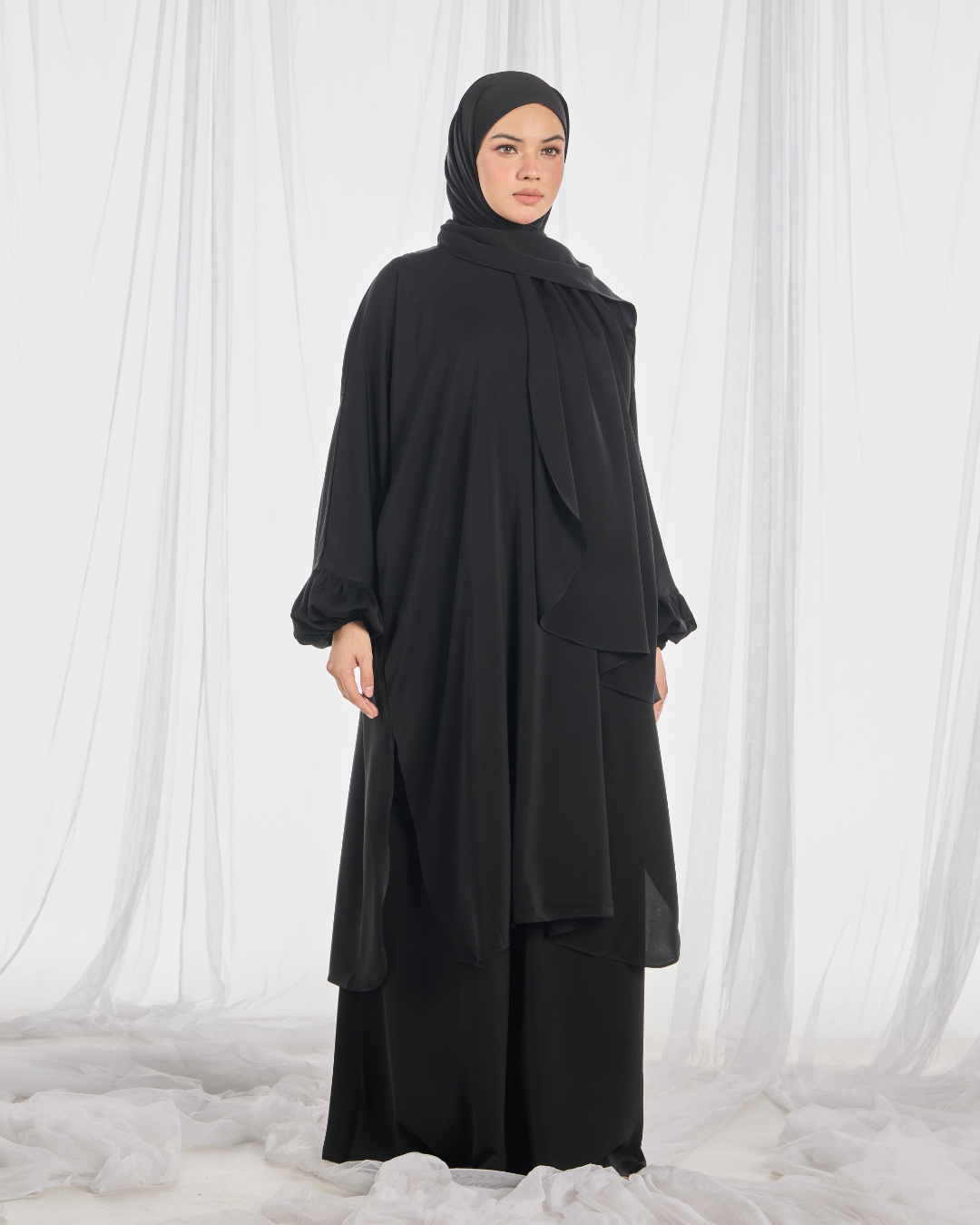 Hajar Pantsuit in Black