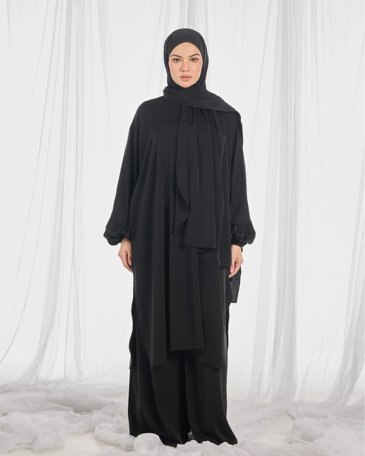 Hajar Pantsuit in Black