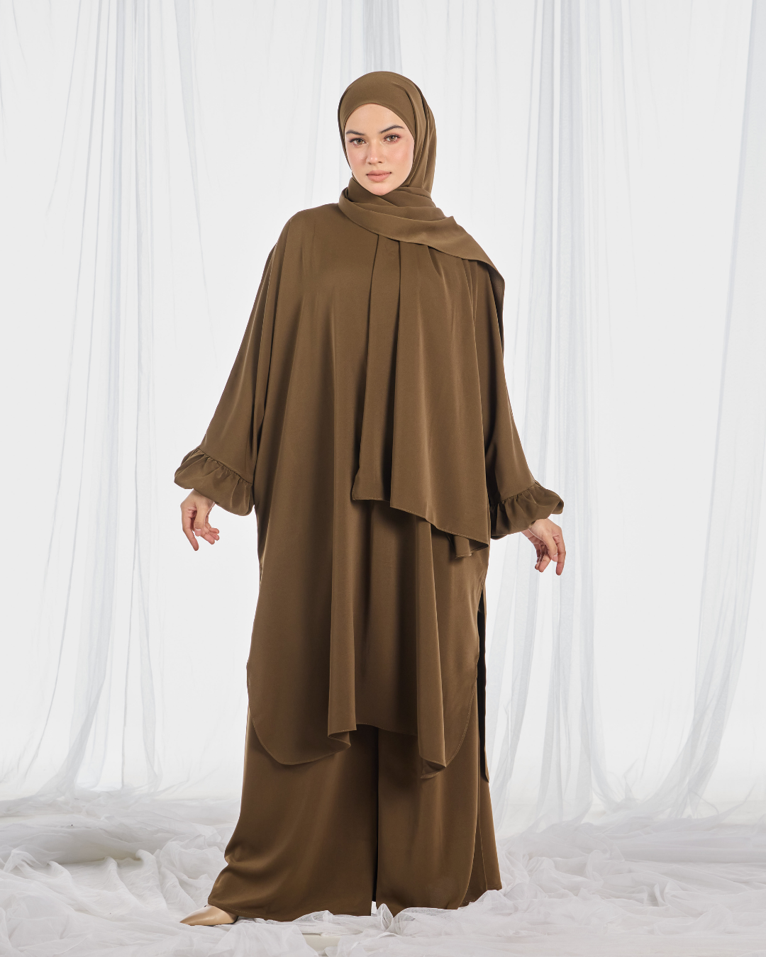 Hajar Pantsuit in Olive