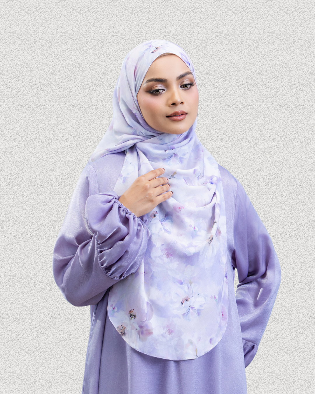Leya Printed : Dreamy Windflower in Lavender