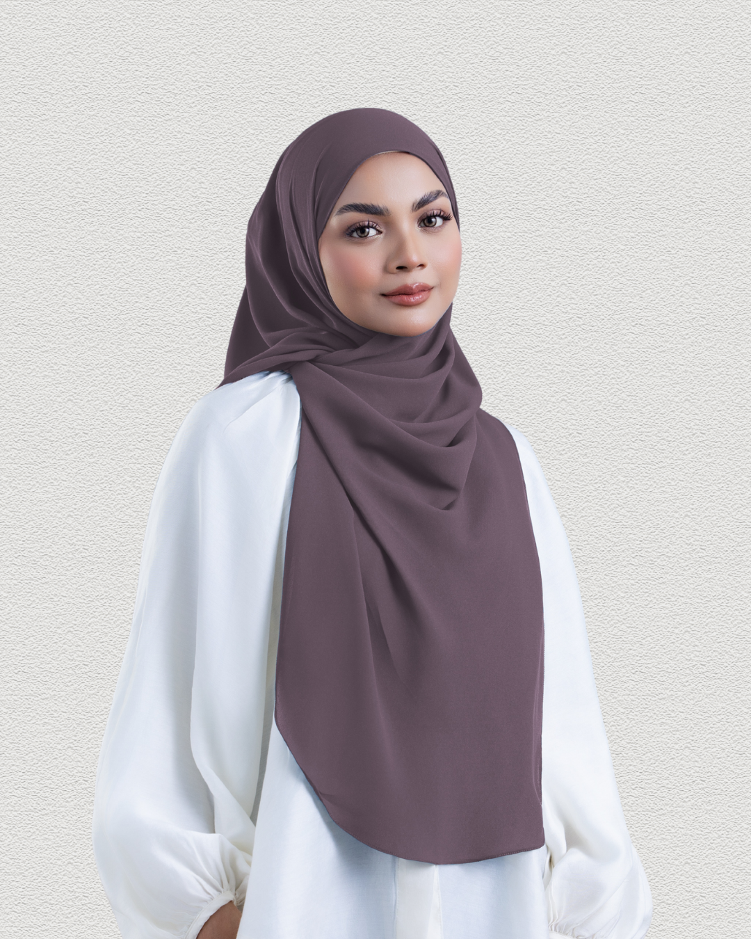 Leya Plain: Brown Taupe