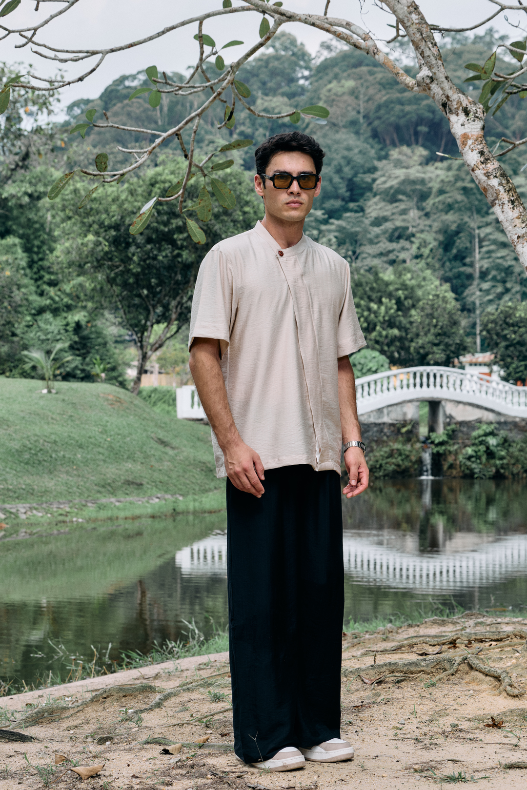Aruna Linen Shirt in Cream