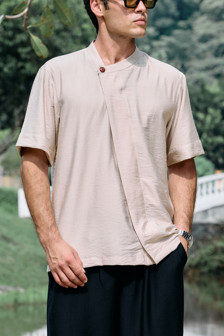 Aruna Linen Shirt in Cream
