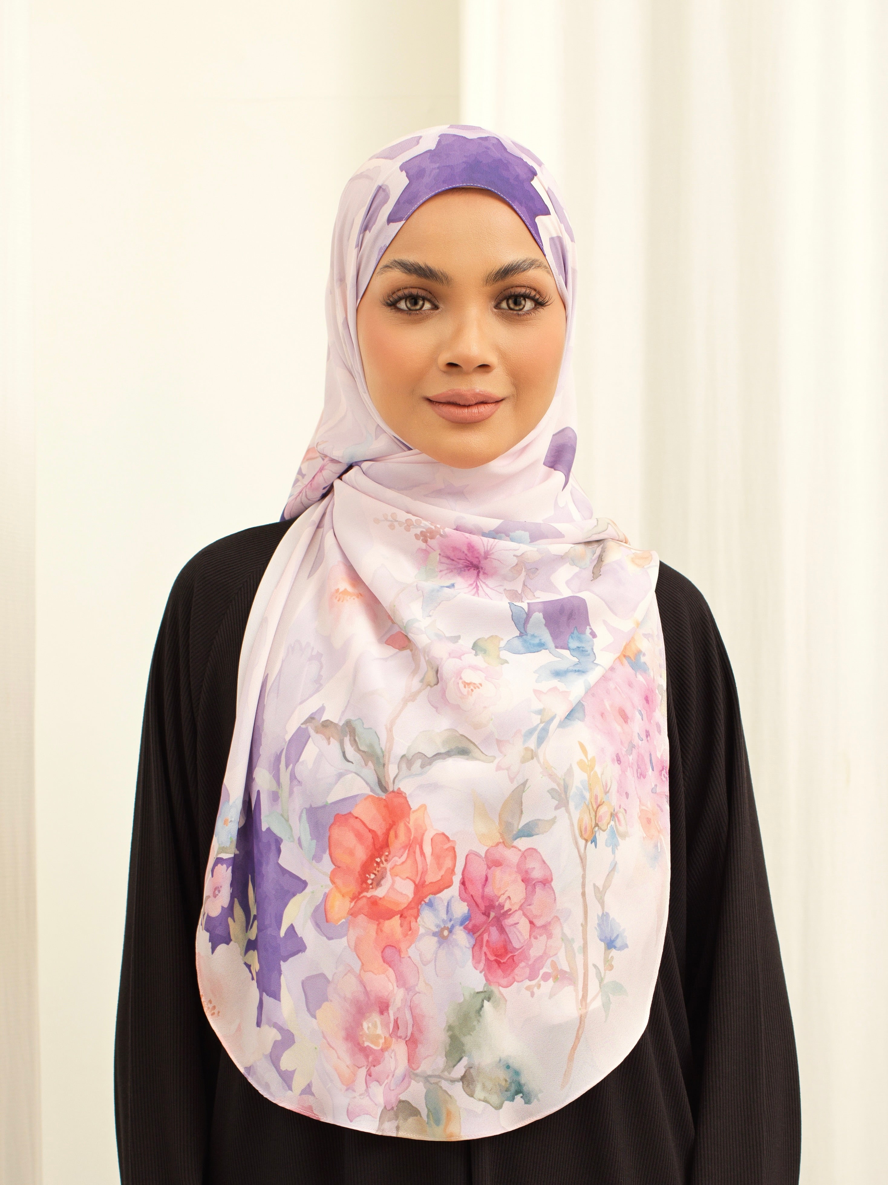 Leya Printed: Warah in Soft Lilac