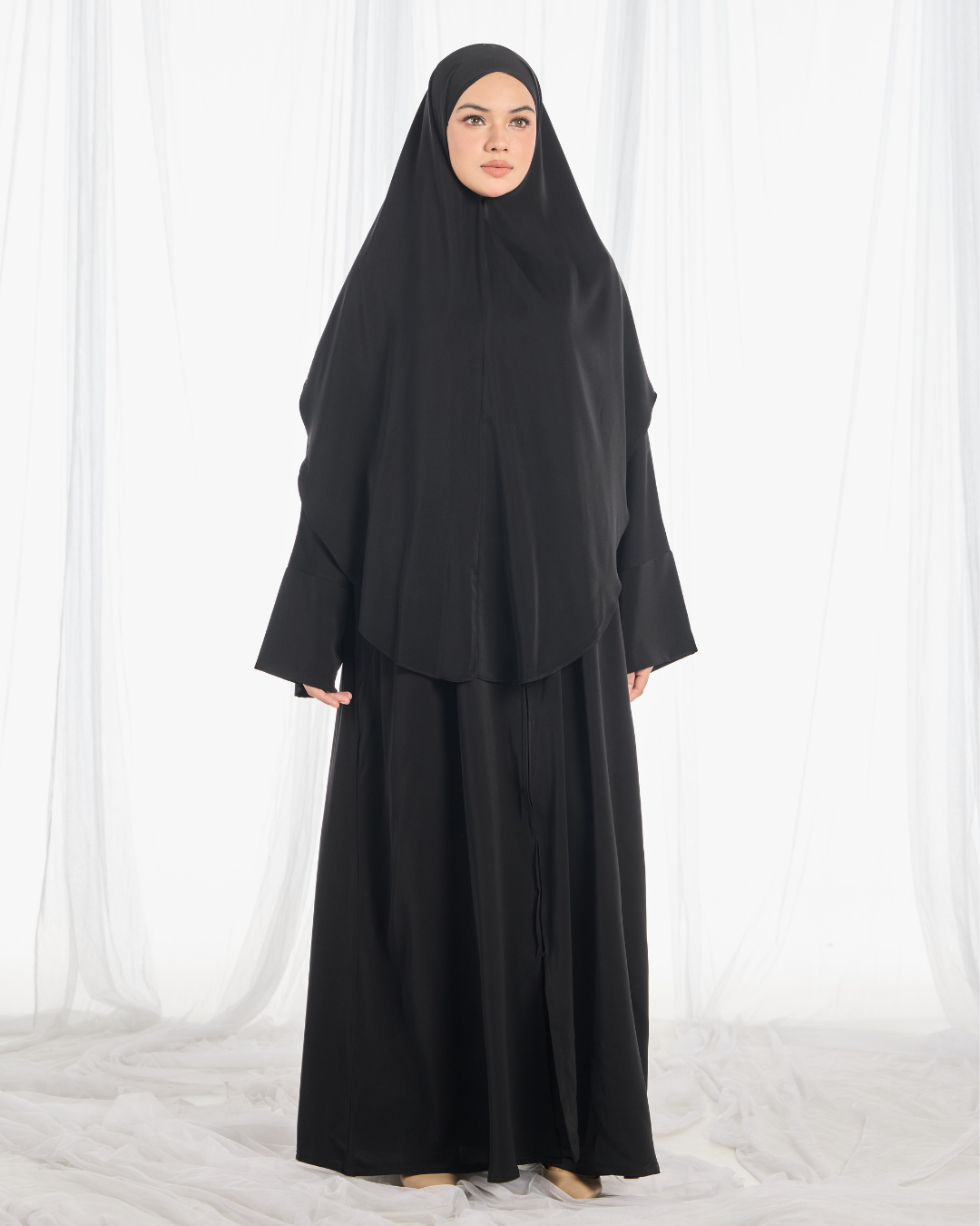 Safa Khimar Umrah Set in Black