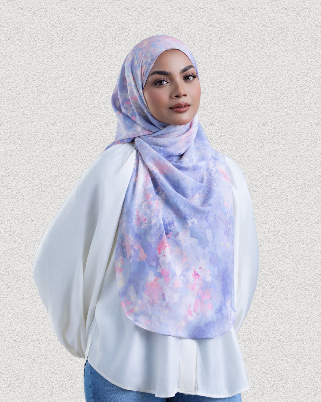 Leya Printed : Juwita in Lilac