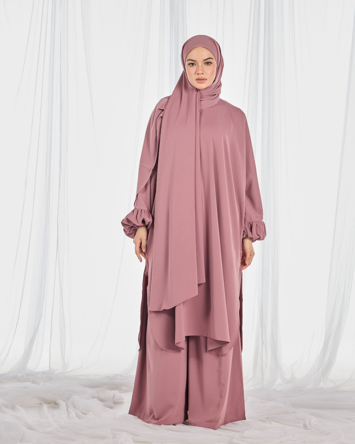 Hajar Pantsuit in Dusty Rose
