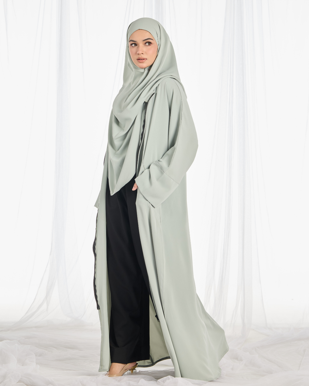 Safa Khimar Umrah Set in Mint