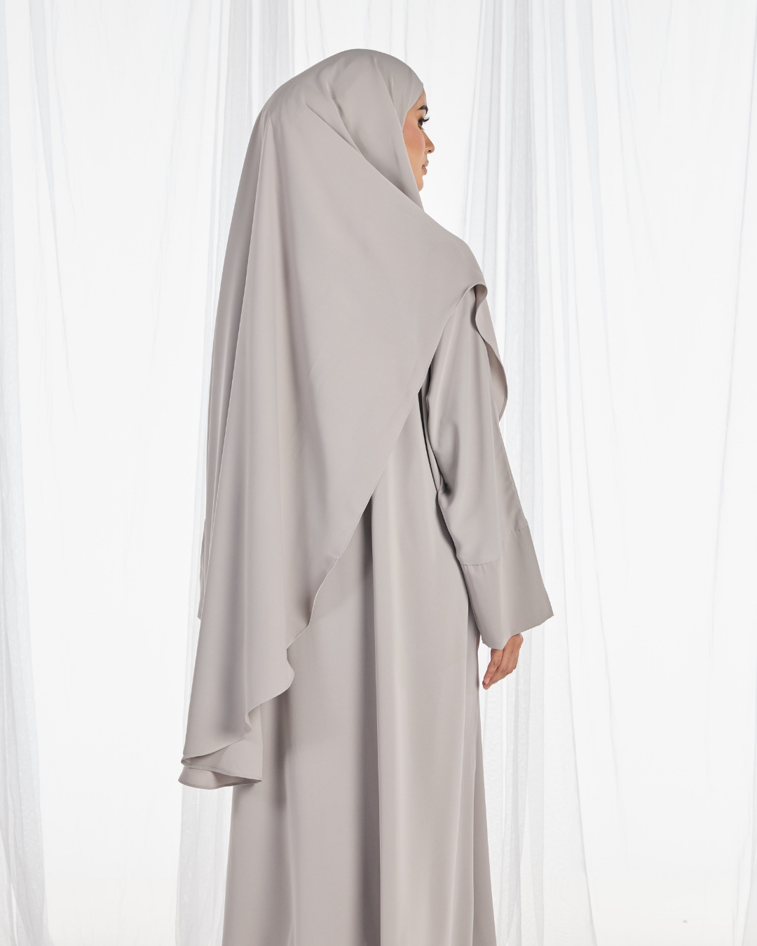Safa Khimar Umrah Set in Silver
