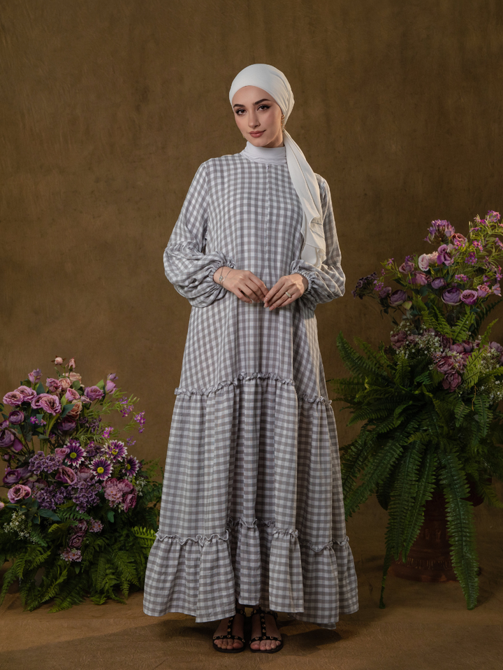 Alora Gingham Dress