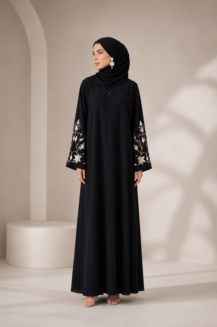 Davina Abaya in Black