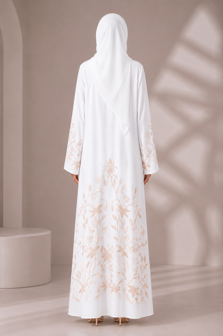 Davina Abaya in White