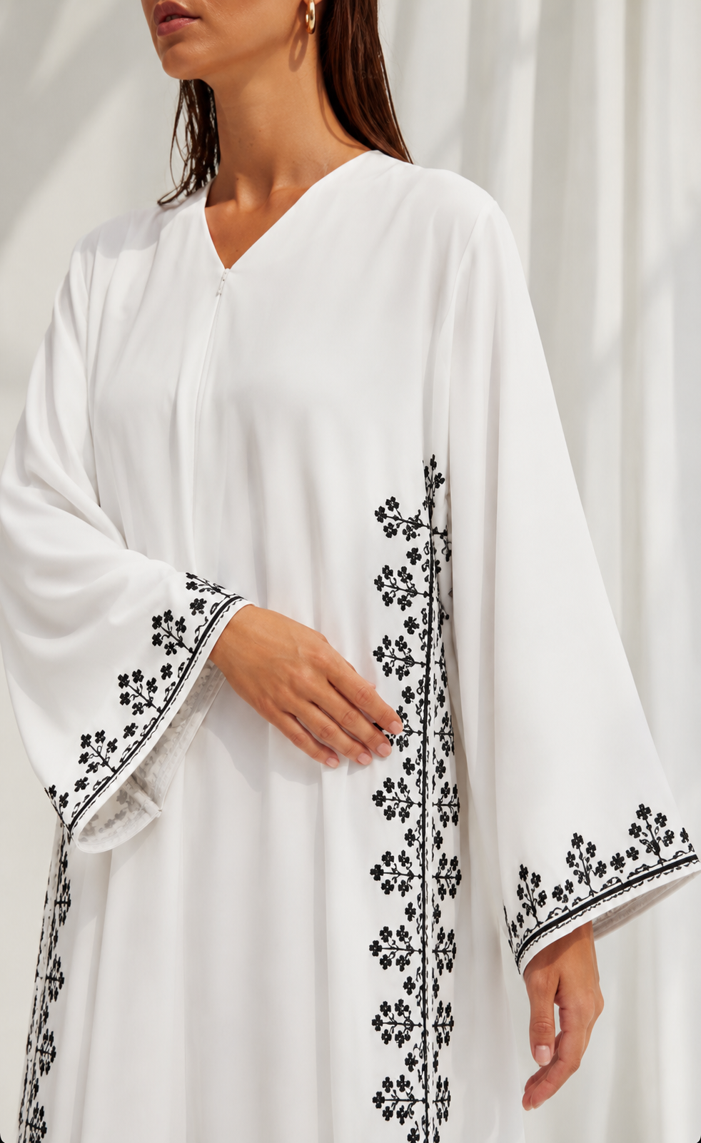 Dania Abaya in White